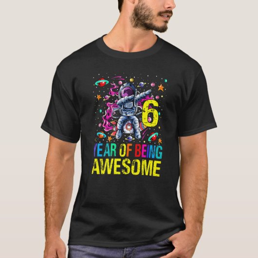 六誕生日宇宙飛行士素晴らし年 Tシャツ (正面)
