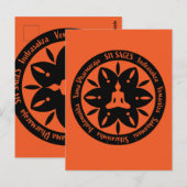 六賢サマラ仏教 宗教 ポストカード (正面/裏面)