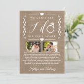 六足結婚別の期日の変更 セーブザデート (スタンド正面)