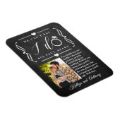 六足結婚別の期日の変更 マグネット (右側)