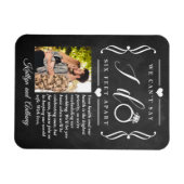 六足結婚別の期日の変更 マグネット (横)