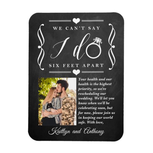 六足結婚別の期日の変更 マグネット (縦)