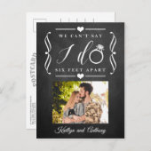 六足結婚別の期日の変更 案内ポストカード (正面/裏面)