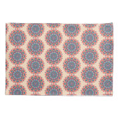 六鮮やか色曼荼羅 枕カバー (裏面)