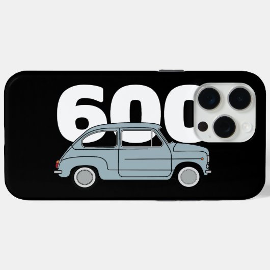 六〇〇アズール Case-Mate iPhoneケース (裏面 (横))