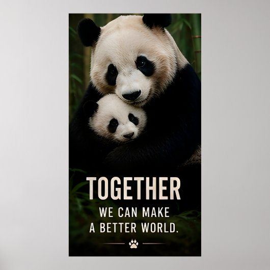 🐼 共により良い世界を作ろう 🌎 ポスター (正面)
