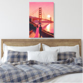 「共にセレニティで – 風光明媚なラブストーリー」 キャンバスプリント (インサイチュ (寝室))