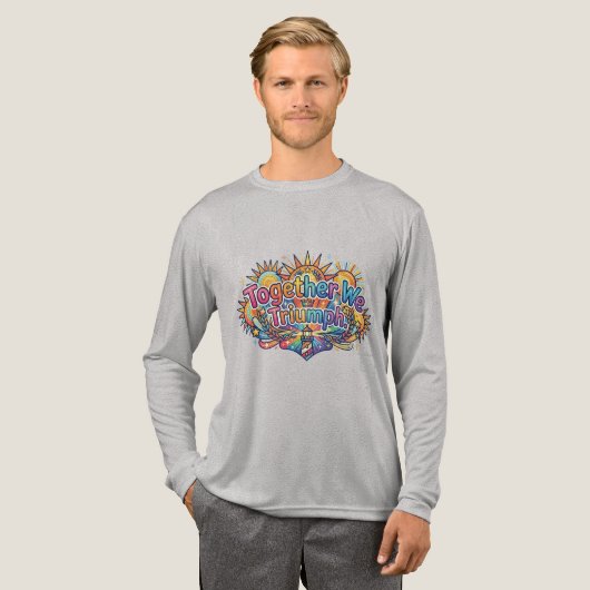 共に勝利を トライブレンドTシャツ (正面全体)
