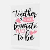 共に在るお気に入りの処は我が国なり アクリルサイン (傾斜)