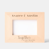 共に在るお気に入りの処は我が国 レーザー彫刻フレーム (正面)