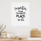 共に在るお気に入りの我が処 ポスター (キッチン)