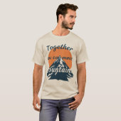 共に山を動かそう Tシャツ (正面フル)