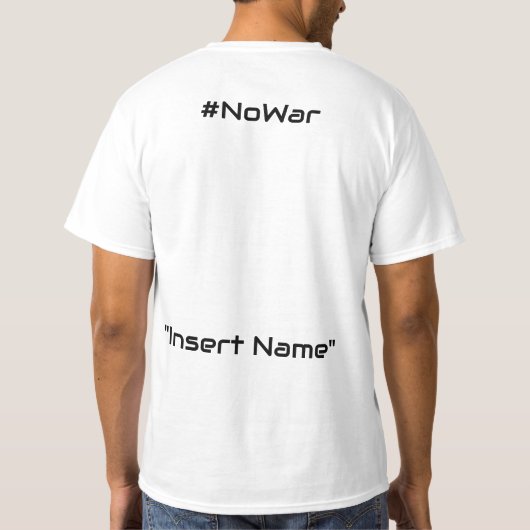 共に平和を選ぶ Tシャツ (裏面)