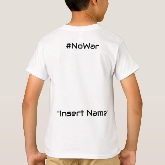 共に平和を選ぶ Tシャツ (裏面)