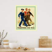 共に我々は～ヴィンテージ世界大戦に勝つ1 ポスター (キッチン)