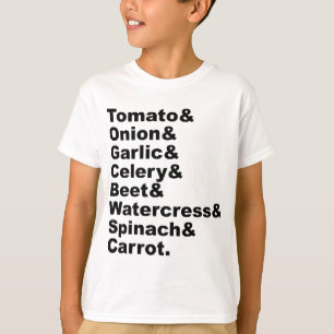 . .共に有益な野菜を8素晴らし種類 Tシャツ