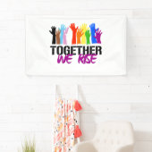 共に立つ 横断幕 (インサイチュ)