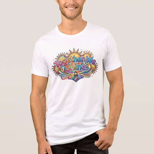 共に輝く トライブレンドＴシャツ (正面)