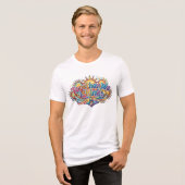 共に輝く トライブレンドＴシャツ (正面全面)