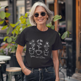 共に輝く 励ましの言葉 Tシャツ