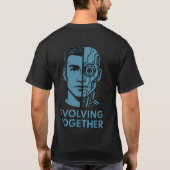 共に進化する未来のTシャツ Tシャツ (裏面)