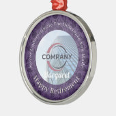 共カスタム働エレガント者の退職金の一括贈与 メタルオーナメント (左)