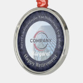 共カスタム働エレガント者の退職金の一括贈与 メタルオーナメント (左)