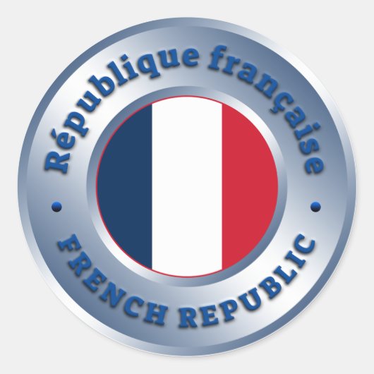 共フランスの和 ラウンドシール (正面)