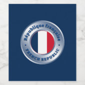 共フランスの和 ワインラベル (シングルラベル)