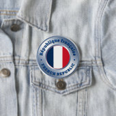 共フランスの和 缶バッジ (インサイチュ)