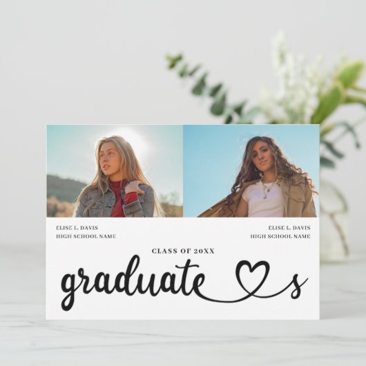 共モダン同卒業、時々二人 招待状 (スタンド正面)