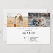 共モダン同卒業、時々二人 招待状 (裏面)