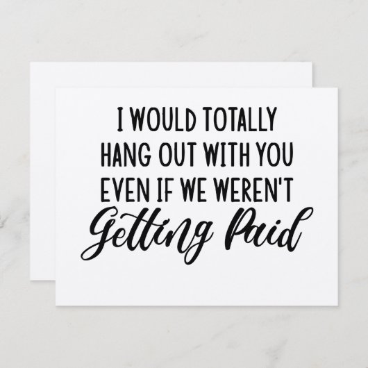 共働おもしろいき友最高の人ギフトアイディア (正面/裏面)