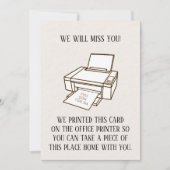 共働おもしろいき遠くにまたはBo用の印刷可能な行きカード シーズンカード (正面)