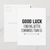 共働おもしろいき離れが彼を救う ポストカード (正面/裏面)