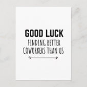 共働おもしろいき離れが彼を救う ポストカード (正面)