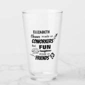 共働おもしろいき離れのお別れ タンブラーグラス (正面)