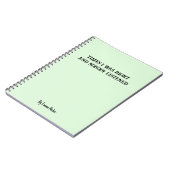 共働おもしろいカスタム/学生向けギフト用ノートブック ノートブック (左側)