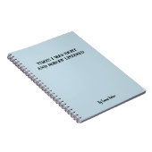 共働おもしろいカスタム/学生向けギフト用ノートブック ノートブック (右側)