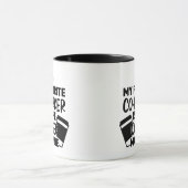 共働お気に入りのき皮肉おもしろい事務所マグ マグカップ (中央)