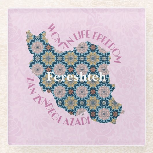 共働カスタム者へのクリスマス平等バルクギフト ガラスコースター (正面)