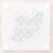 共働カスタム者へのクリスマス平等バルクギフト ガラスコースター (裏面)