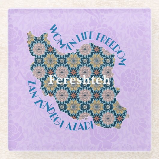 共働カスタム者へのクリスマス平等バルクギフト ガラスコースター (正面)