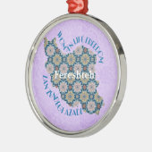 共働カスタム者へのクリスマス平等バルクギフト メタルオーナメント (左)