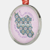 共働カスタム者へのクリスマス平等バルクギフト メタルオーナメント (左)