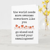 共働最高のき者のEver, Co-worker Annovation Card カード (黄色い花)