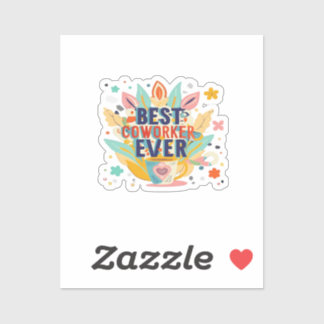 共働最高のき者、同僚ギフト最高の共働き シール