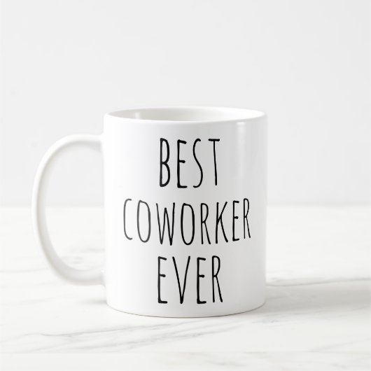 共働最高のきEver - Officeのパーソナライズされた写真 コーヒーマグカップ (左)