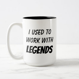 共働遠くにき・さようならギフトおもしろいへ ツートーンマグカップ