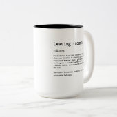 共働遠くに者への贈与おもしろい離れの趣旨 ツートーンマグカップ (正面右)